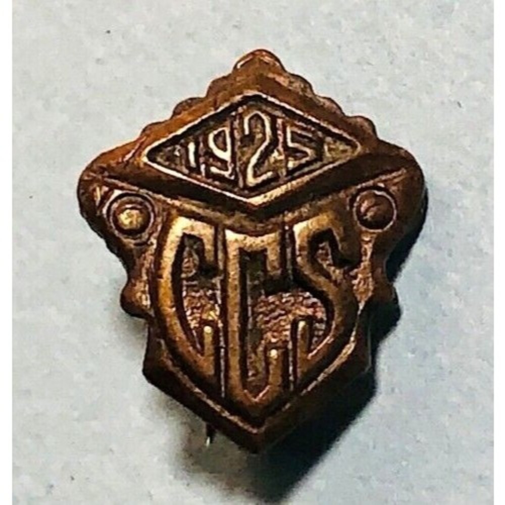 Vintage 1925 CCS Higher Ed, School ,or Educational Organization,small Lapel pin